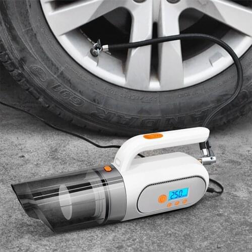 Handheld Vacuum Powerful Cyclone Suction Rechargeable Wired Car Vacuum Cleaner Wet/Dry Auto for Car Home Pet Hair Auto Vaccum
