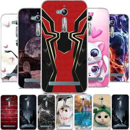 Fundas Silicone For Asus Zenfone Go ZB500KL Case Cute Animal Bumper For Asus Zenfone Go ZB500KL ZB500KG TPU Coque 5.0" Case