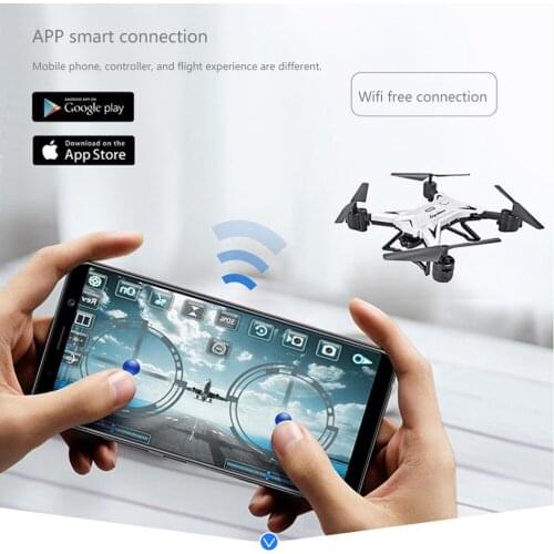 KY601S Mini Drone Folding Four-Axis Aircraft Fixed Height Drone Wifi Real-Time Aerial Photography Battery USB Phone APP Plane