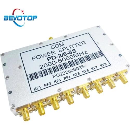 SMA Microstrip Power Splitter One Point Eight 2.4G 5.8G 2.0GHZ-6.0GHz SMA RF Combiner WIFI 10W RF Power Splitter