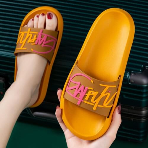 Slippers Womens Trend Slippers Womens Platform Anti-slip Household Men Women Shoes Slipper Women Slippers House