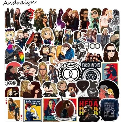 10/50Pcs The Hundred/The 100 Cartoon Stickers For Motorcycle Laptop Skateboard Mobile Phone Guitar DIY Manual Album Sticker