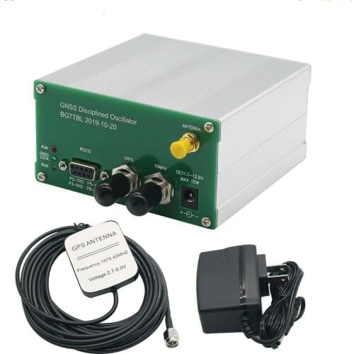 10MHZ Output Sine Wave GPS Disciplined Clock GPSDO + GPS Antenna Adapter
