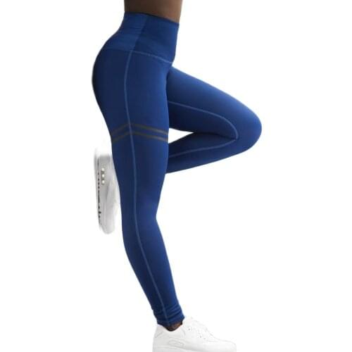 2021 Yoga Pants Leggings sport women fitness Gym Elastic Workout High Waist Pants Trousers