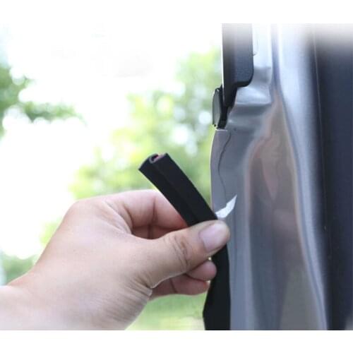 5M Universal Car Door Rubber Seal Strip Filler Weatherstrip Edge Sealing Protection Engine Hood Trunk Cover Trim Auto Accessory