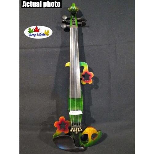 SONG Brand 5 strings streamline 4/4 electric violin,solid wood #5309