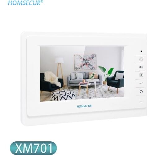 HOMSECUR XM701 7inch Indoor Monitor For Video Door Phone Intercom System