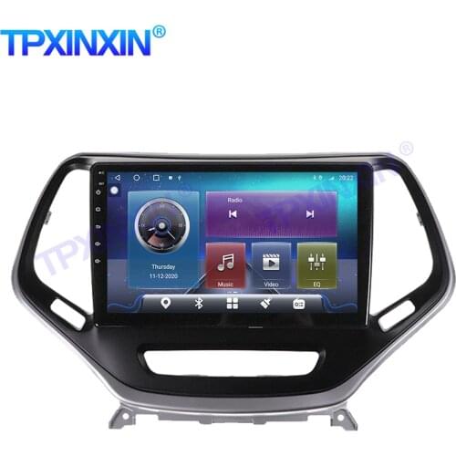 For JEEP Cherokee 2015-2019 6+128G Android 10.0 Carplay Car GPS Navigation Auto Radio Tape Recorder Multimedia Player Headunit