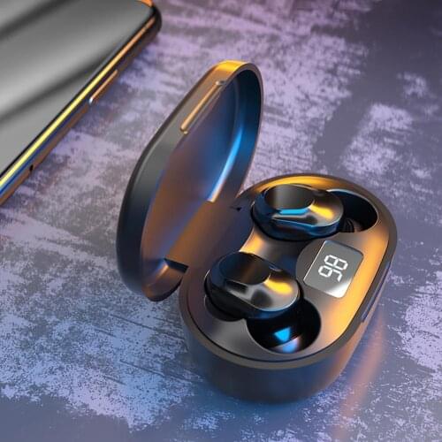 2Pcs AI Control Noise Reduction Wireless Earbuds In-ear Mini Bluetooth 5.0 Headsets with Mic Stereo Earphone for Lenovo XT91