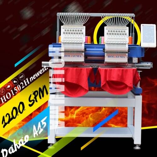 Home Use Newest Technology Barudan Embroidery Machine 2 heads with 15 color for Caps, Shirts,Jackets, Bags Price