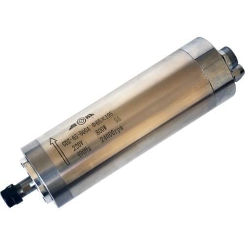 1.5kw 2.2kw Spindle motor In Machine Tool Spindle Air/ Water Cooled CNC Milling Spindle Motor ER11 ER16 ER20 65MM 80MM