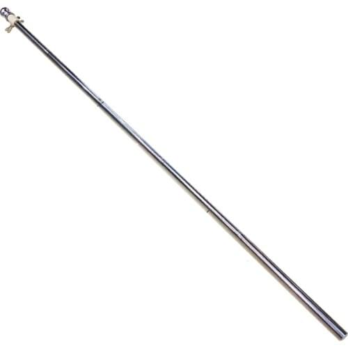 Flagpole, Stainless Steel Flagpole, Suitable for House Courtyard Garden, Anti-Rust Flag Holder (Silver Pole Only)