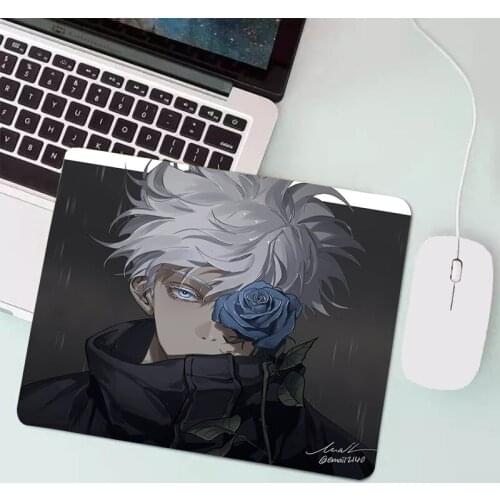 Jujutsu Kaisen Gaming Mouse Pad Small Mousepad Gamer Desk PC Gamer Cabinet Mausepad Kawaii Accessories Deskmat Carpets Table Mat