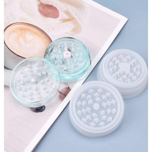 Tobacco Grinder Leaf Herbal Herb Smoke Spice Crusher Silicone Mould DIY Crafts Making Tools Crystal Epoxy Resin Mold
