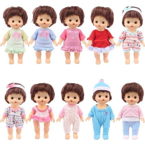Doll Clothes For 25 Cm Mellchan Baby Nenuco Doll Cute Dress Suit Pajamas Daily Casual Clothes,Toy Gifts For Children‘s