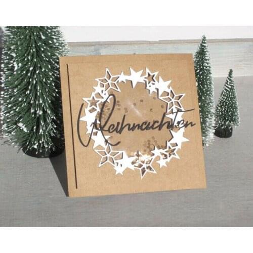 Star Ring Metal Cutting Dies Stencil Scrapbooking Card Paper Craft Making Decor