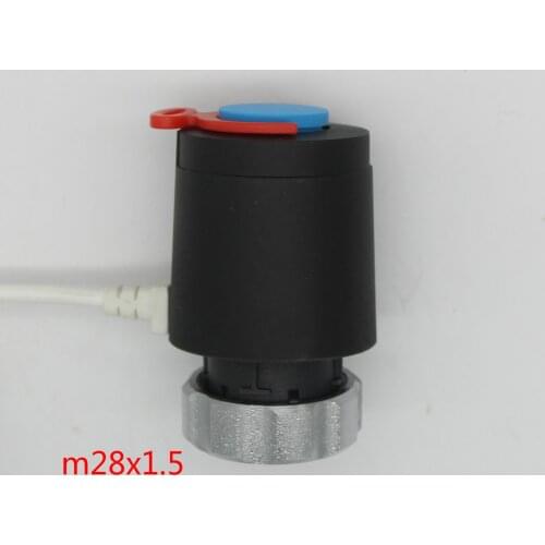 230V 24V normally closed electric thermal actuator for manifold underfloor flooring heating radiator m28X1.5