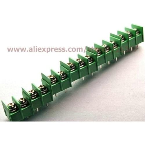 PHISCALE 5pcs PCB Terminal Blocks 7.62mm 10pin 300V 20A