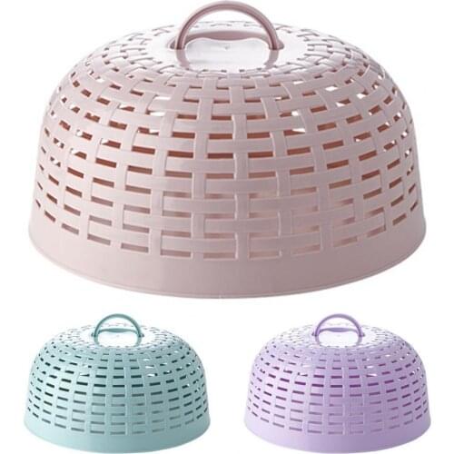 Food Splatter Guard Eco-friendly Wear Resistant Plastic Anti-Sputtering Food Cover Kitchen Gadgets Cooking Tools for Home