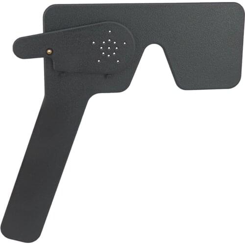 Professional Ophthalmic Lorgnette 17 Pinhole Black Plastic Vision Test Eye Occluder