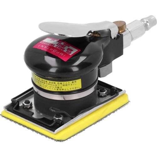 Zinc Alloy+Rubber Air Sander Pneumatic Polisher Manual Polishing Grinding Machine Handheld Sandpaper Machine