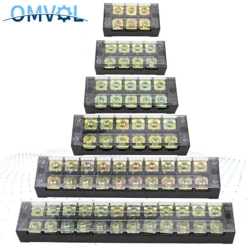 TB-4503/TB-4504/TB-4505/TB-4506/TB-4510/TB-4512 Fixed Terminal Block 600V 45A Screw Terminal