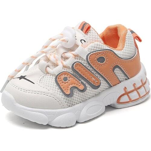 Comfy Kids New Girl Student Mesh Breathable Comfortable Sneaker Sport Shoes Children Fashion Casual Shoes