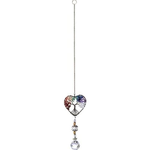 Hanging Crystal Lighting Ball Pendant Sun Catcher Chain Sphere Chandelier Plants Décor Cars Tree Life Wedding Suncatchers Beads