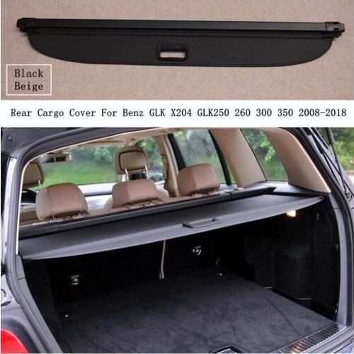 Rear Cargo Cover For Benz GLK X204 GLK250 260 300 GLK350 2008-2018 Privacy Trunk Screen Security Shield Shade Auto Accessories