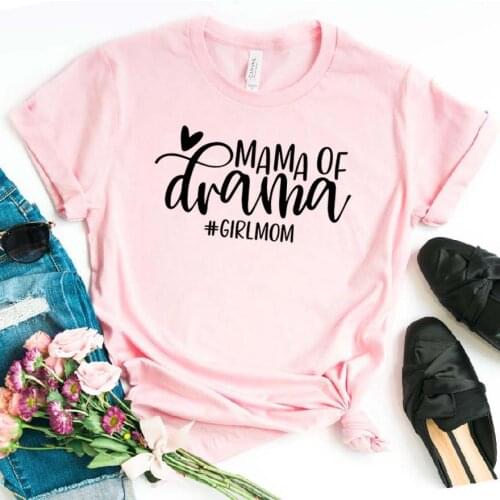 Mama Of Drama Women tshirt Cotton Casual Hipster Funny t-shirt Gift Lady Yong Girl Top Tee Drop Ship ZY-310