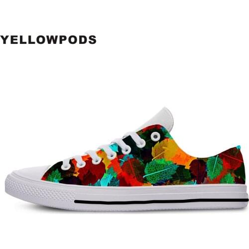 Womens Flats Shoes Autumn And WintersShoes Blue Butterfly Flying Colorful Leaves Custom Logo Image Printing Breathable Shoes