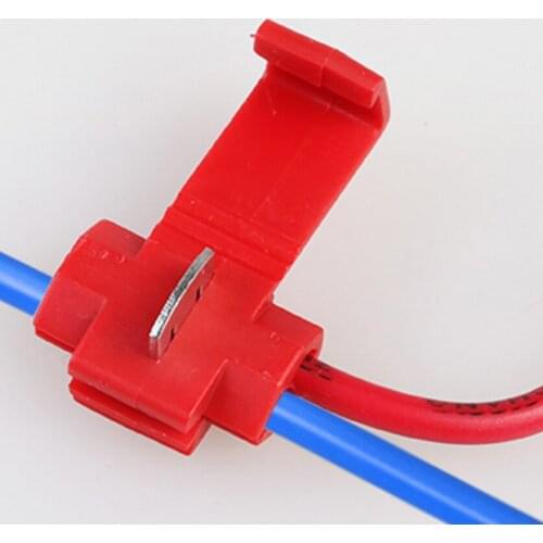 10PCS Quick Electrical Cable Connectors Snap Splice Lock Wire Terminal Simple Crimp Wire Connector Waterproof Electric Connector