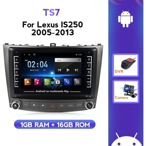 2 DIn Car DVD player For Lexus IS250 IS300 IS200 IS220 IS350 2005 2006 2007 2008 2009 - 2012 IPS head unit multimedia no dvd
