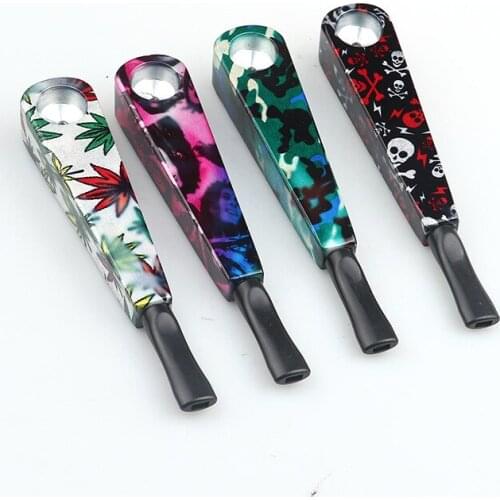 2019 New arrrivals Fashionable Style Aluminum Snuff Snorter Metal Rocket Snuff Bottle