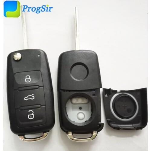 3 Button Key Shell For VW 202AD