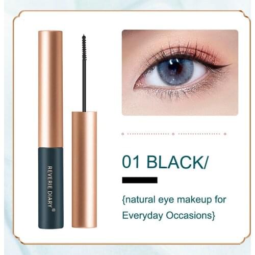 4 Colors Fashion Eyelash Curling Eye Makeup Enlarge Eyes Small Brush Head Mascara Waterproof Longlasting Makeup TSLM1