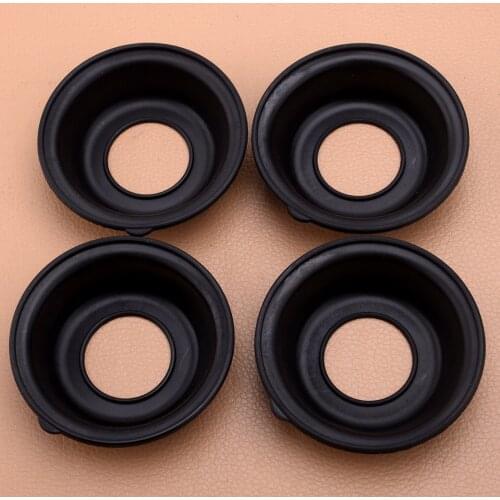 4Pcs High Quality Motorcycles Rubber Carburetor Plunger Diaphragm Membrane Kits Fit For Yamaha XJ 550 1984