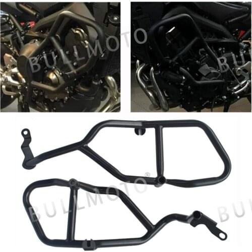 Black Motorcycle modification Accessories Engine Protetive Guard Crash Bar Protector For YAMAHA TRACER MT-09 2015 2016