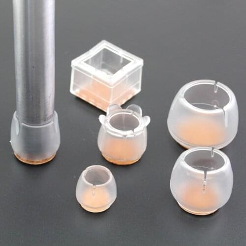 8Pcs/lot Chair Leg Caps Chair leg Protector covers Furniture Table leg Covers Round Bottom Circle for Round Rectangular square