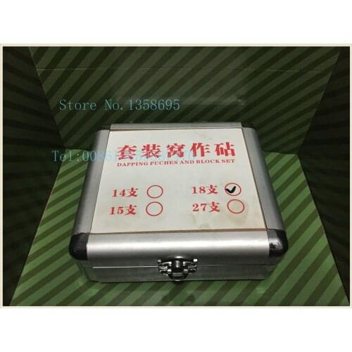 Diy 18pcs/set dapping puches block set Steel Channel