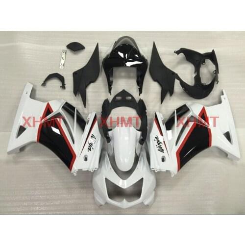 For Ninja 250R 2008 - 2014 Fairings for Kawasaki Zx250r 2009 Fairing for Kawasaki Zx250r 2014 White Black Abs Fairing