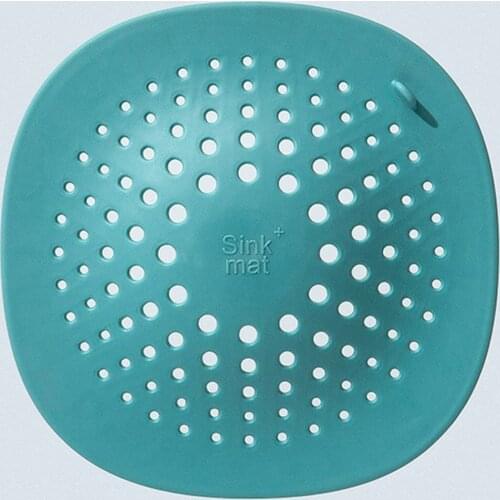 Sink Floor Water Filter Sewer Debris Hair Filter Prevents Clogging Bathroom Kitchen Deodorization Plug Bottom Suction Cup Design