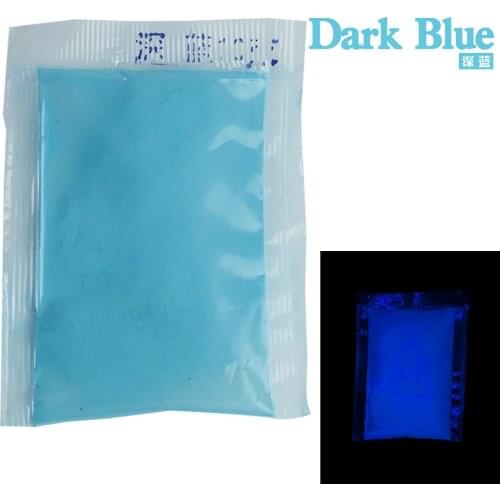 Glow in the Dark Fluorescent Powder Shining for DIY Nail Home Party Decoration 10g Dark Blue Phosphor Pigment Luminous Powder