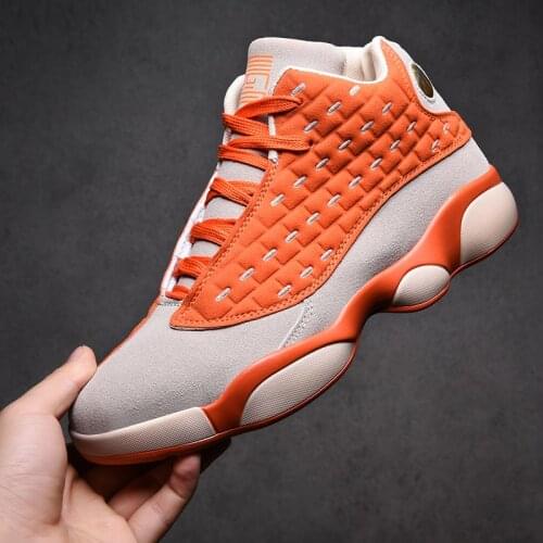 Winter high-top sneakers mens fashion trend casual shoes mens outdoor lightweight basketball sneakers breathable large size 36