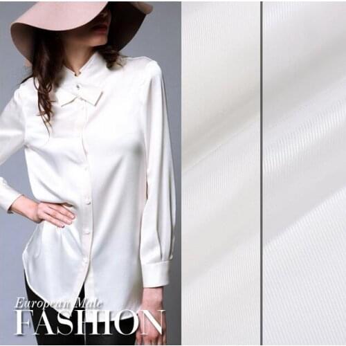Gentle white - unadorned silk fabrics silk cloth heavy clothing material