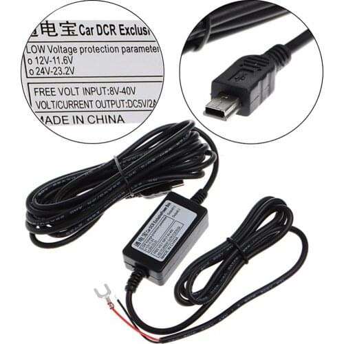 New 12V 24V To 5V 2A USB Car Charger DC Converter Module Low Voltage Protection Drop shipping