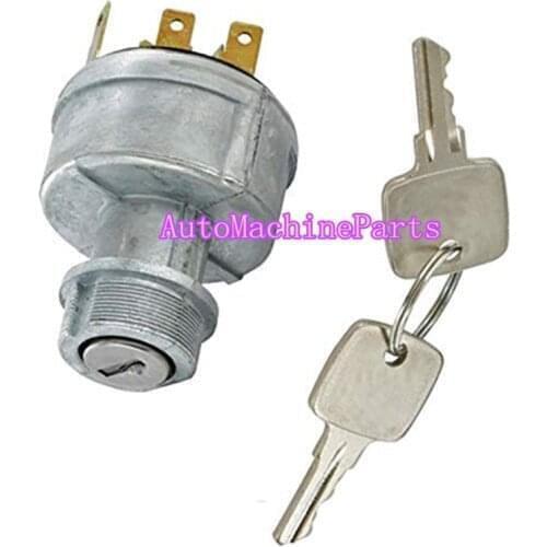 Ignition Switch with Keys AT195301 for John Deere 550B 608 610C 710B 710C 710D 740 840 848G 850 900 950 953