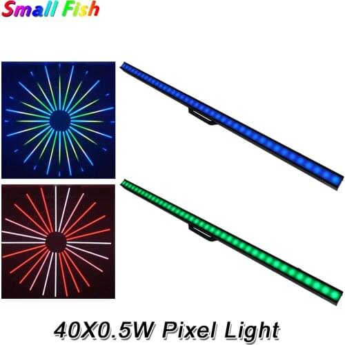40X0.5W RGB LED Pixel Strip Light With Controller Individual Control Wall Washer Light Night Club Party DJ Disco Stage Lighting