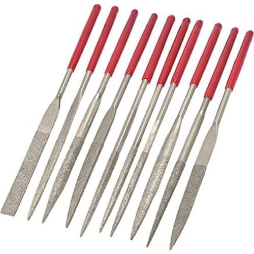 10pcs/set Guitar File Musical Instruments Parts Accessories Needle Handle Files Luthier Tools Guitar Fret DIY Repair Tool