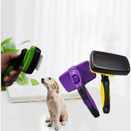 Pet Dog Hair Removal Needle Combs Fur Cleaning Brush Grooming Large Size Combs Tool Ergonomic Non-slip Handle Pets Supplies New
